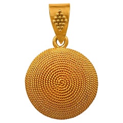 Dimos Pendentif Sfalaki en or 22K filigrané