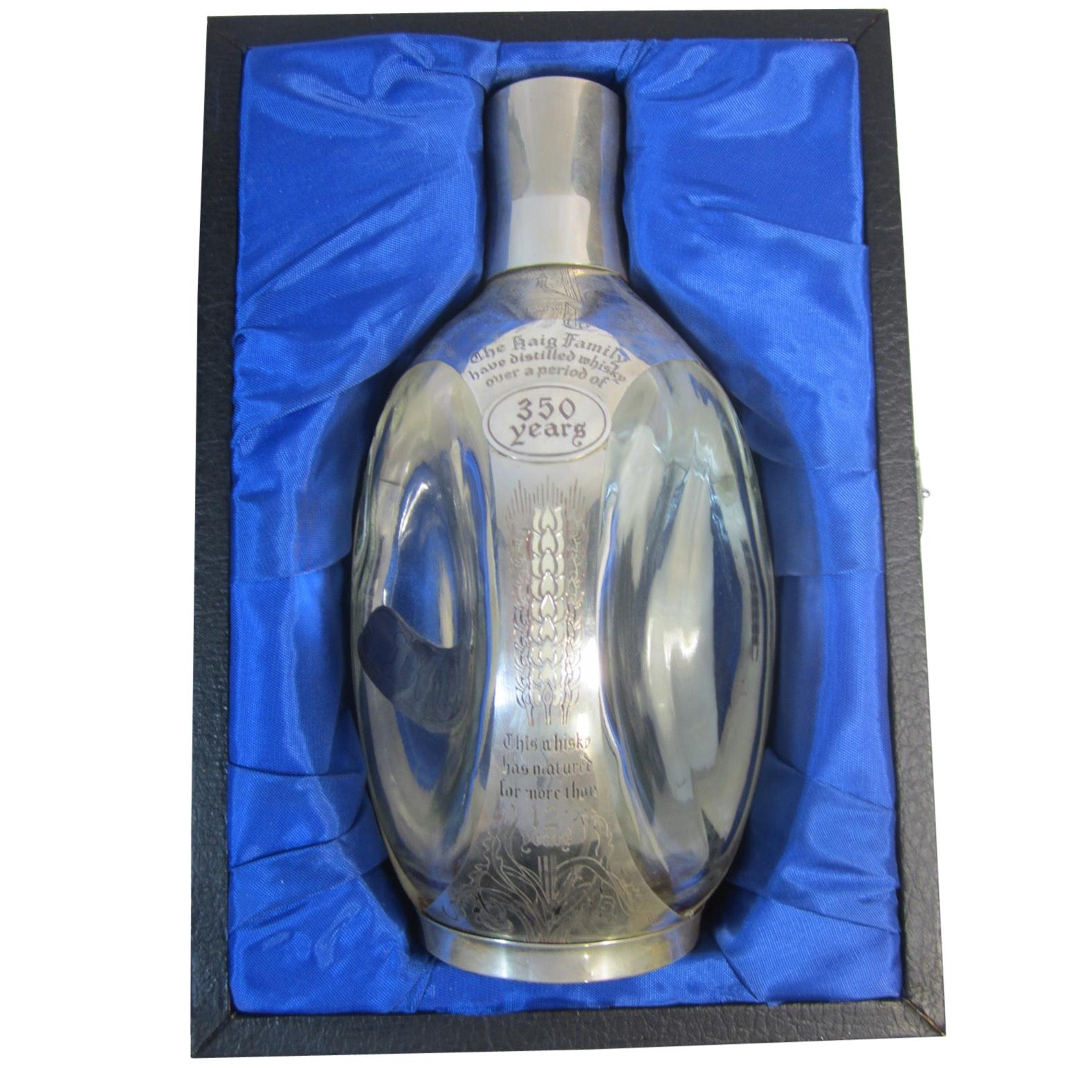 Dimple Haig Limited Edition Silver Mounted Decanter For Sale