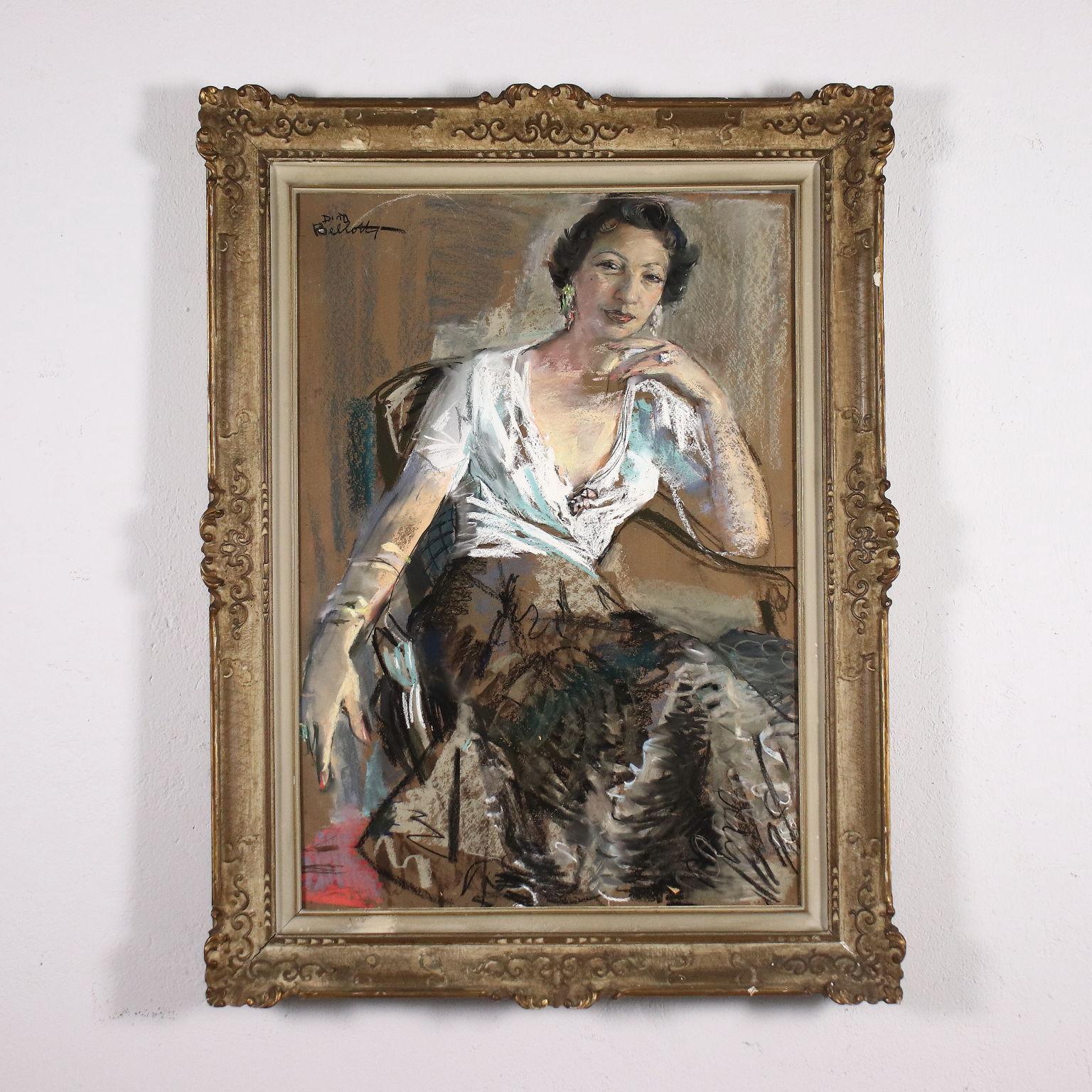 Dina Bellotti  Portrait Painting - Female Portrait, 1950s-1960s