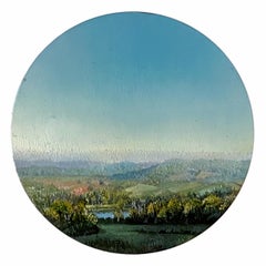 Dina Brodsky, Rolling Hills, peinture de paysage raliste miniature