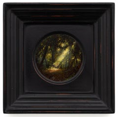 "Enchanted Forest "Zeitgenössischer italienischer Realismus in Miniaturform von Dina Brodsky