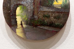 "Rome, Golden Hour" Miniature Oil Painting, Italian Contemporary Realism