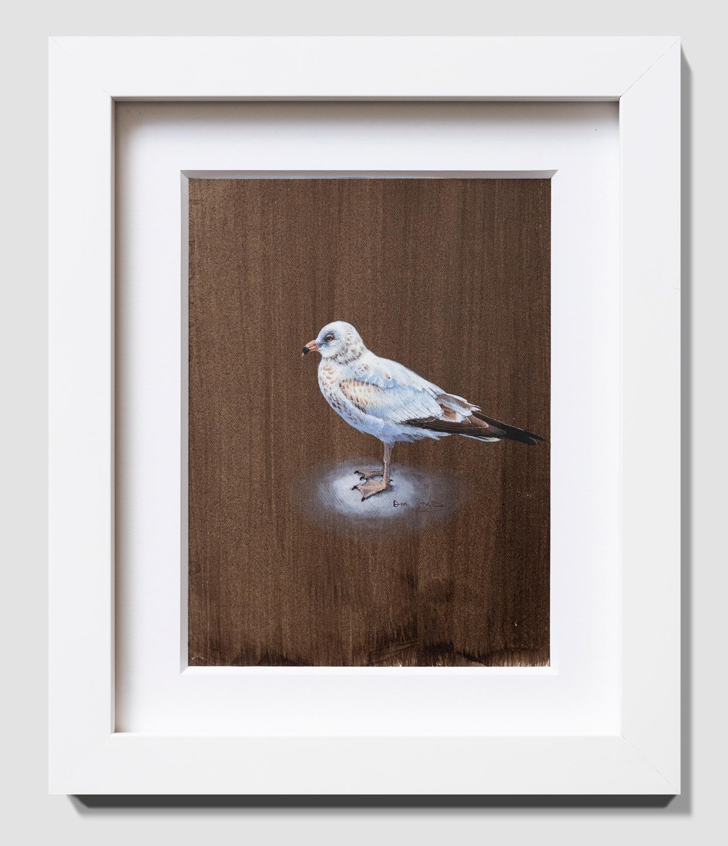 Seagull - Contemporary Painting by Dina Brodsky