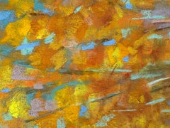 Autumn's Magic - Impressionist Fall Tree Pastel Painting