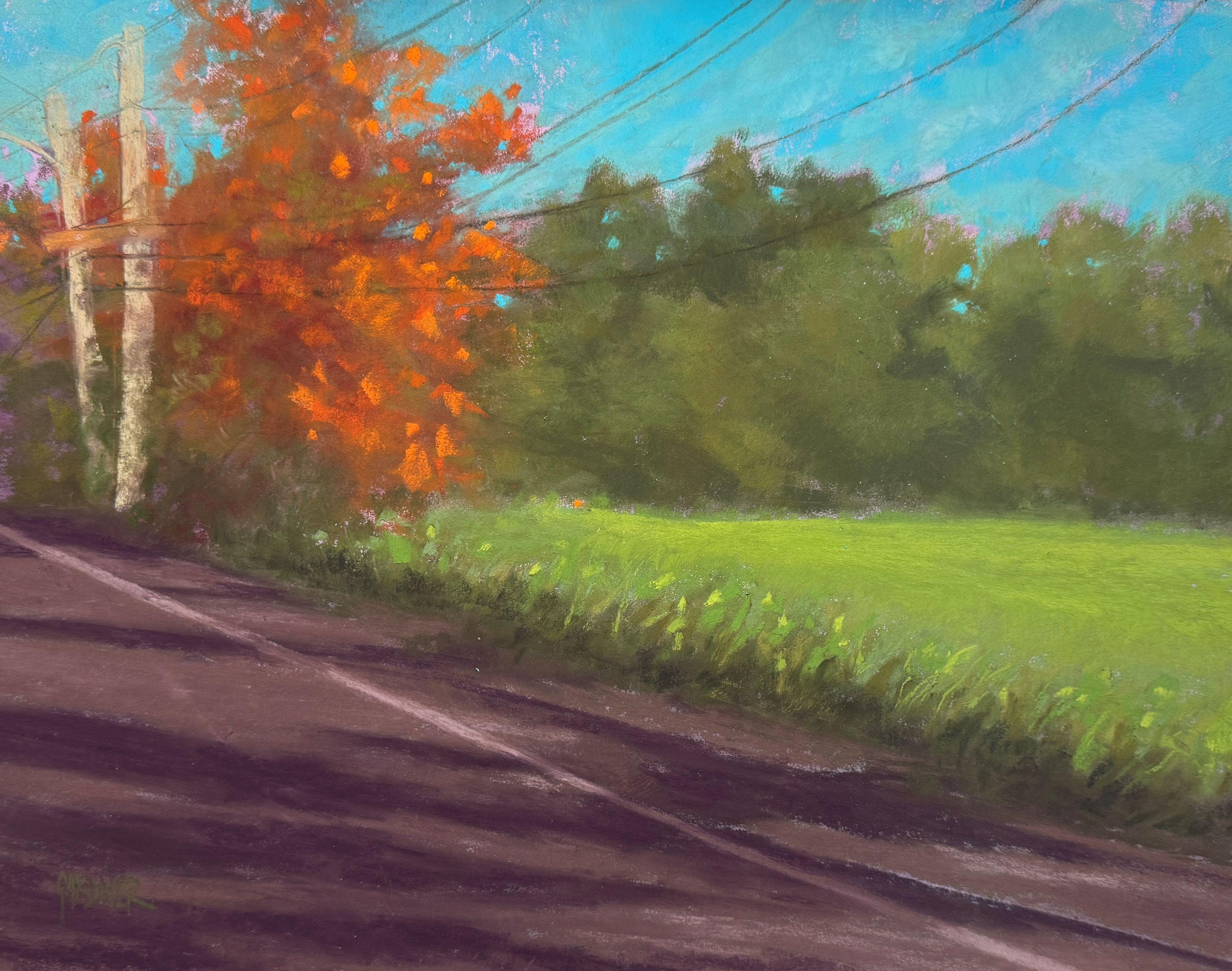Back Roads - Pastel Impressionist New England Landscape Painting