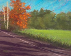 Back Roads - Pastel Impressionist New England Landscape Painting