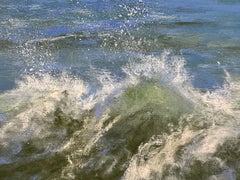 Backseat Driver - Surging Ocean Impressionist Painting