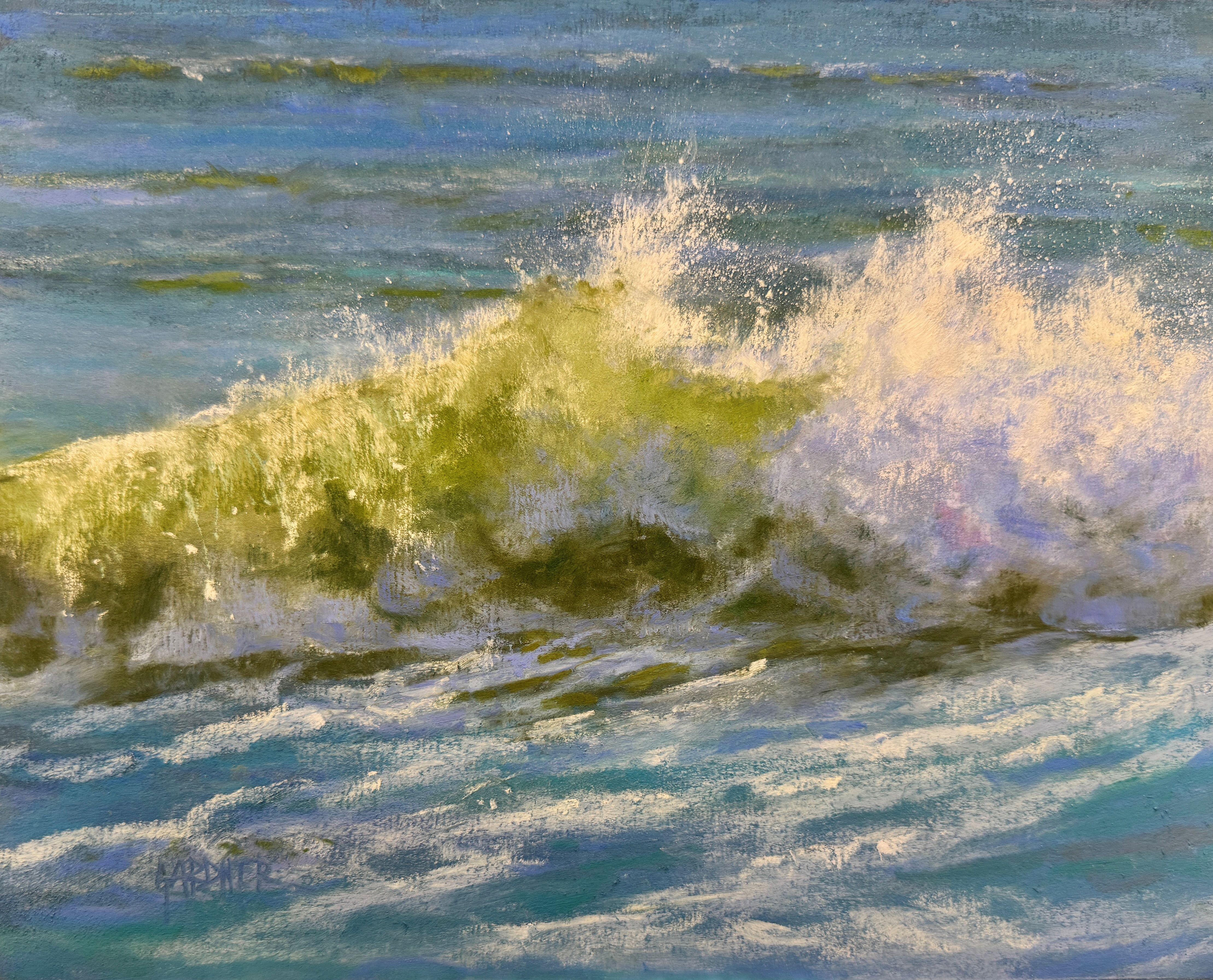 Carte Blanche - Pastell Impressionistische Wellenmalerei