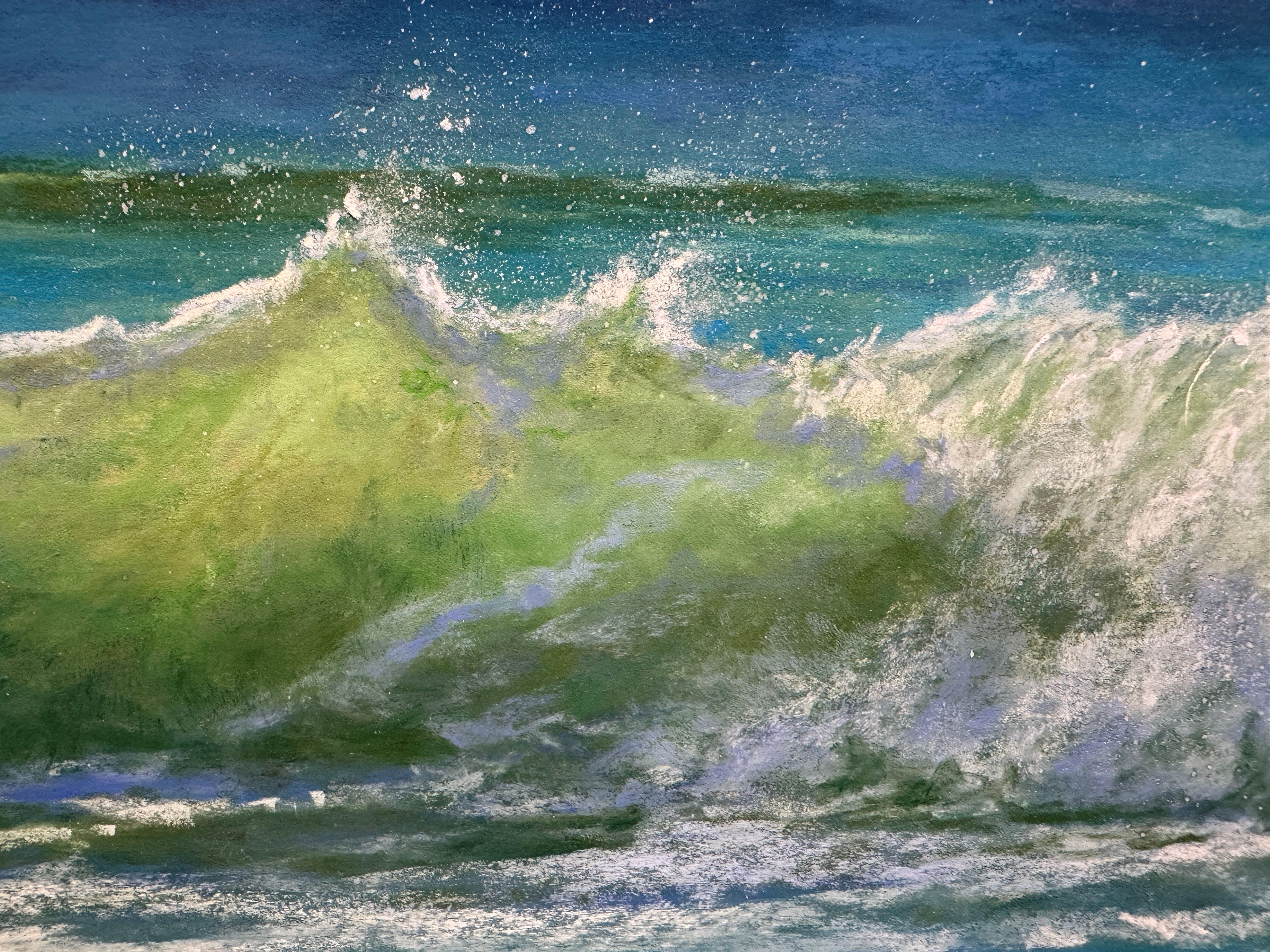 Crescendo - Peinture impressionniste au pastel - Impressionnisme abstrait Painting par Dina Gardner