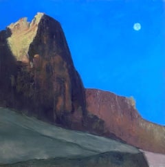 Desert Moon, Original Landscape Painting, 2020