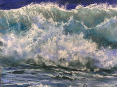 Drama Queen - Impressionist Pastel Wave Painting