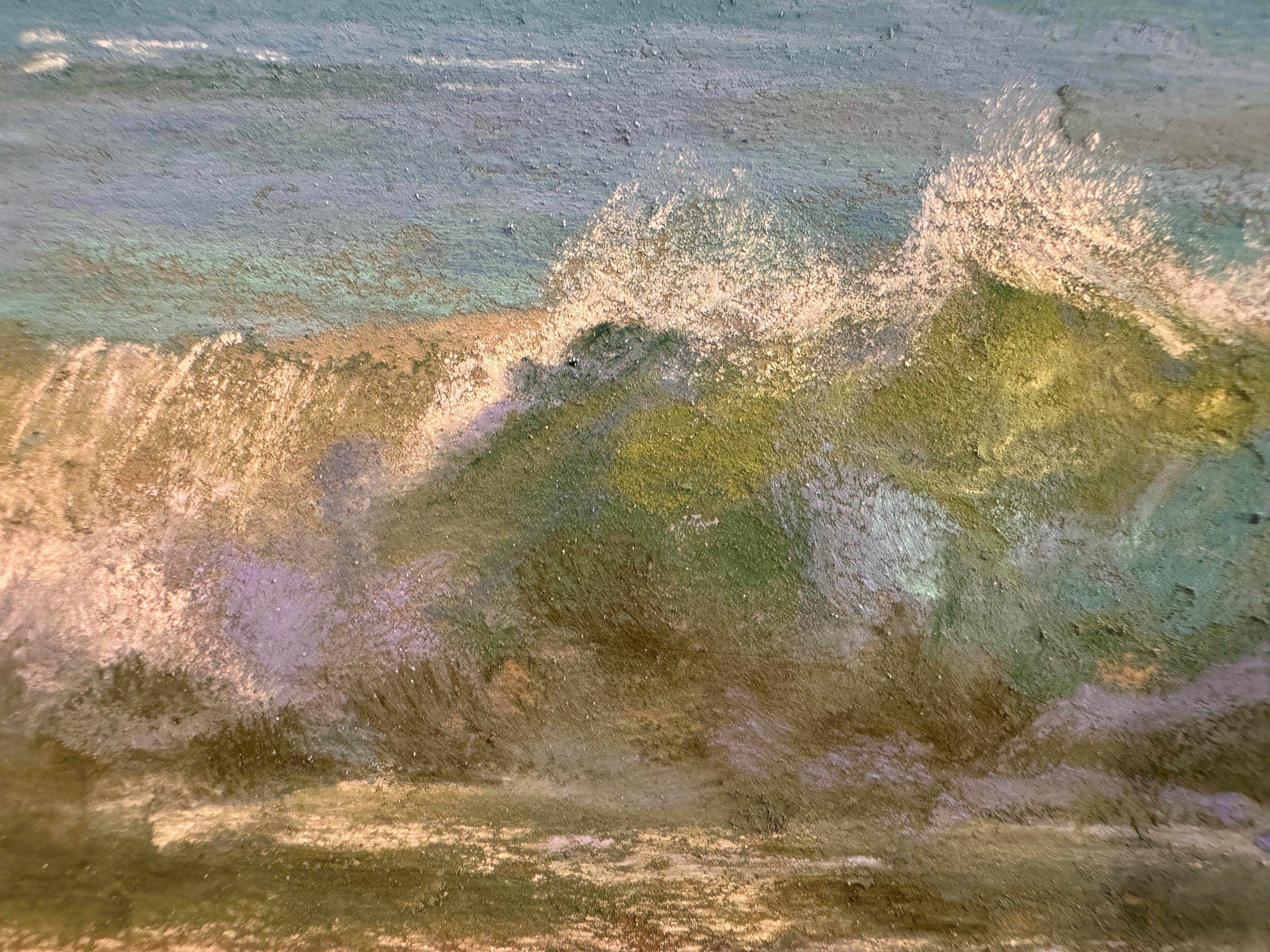Entre Nous - Impressionist Pastel Landscape Painting For Sale 1