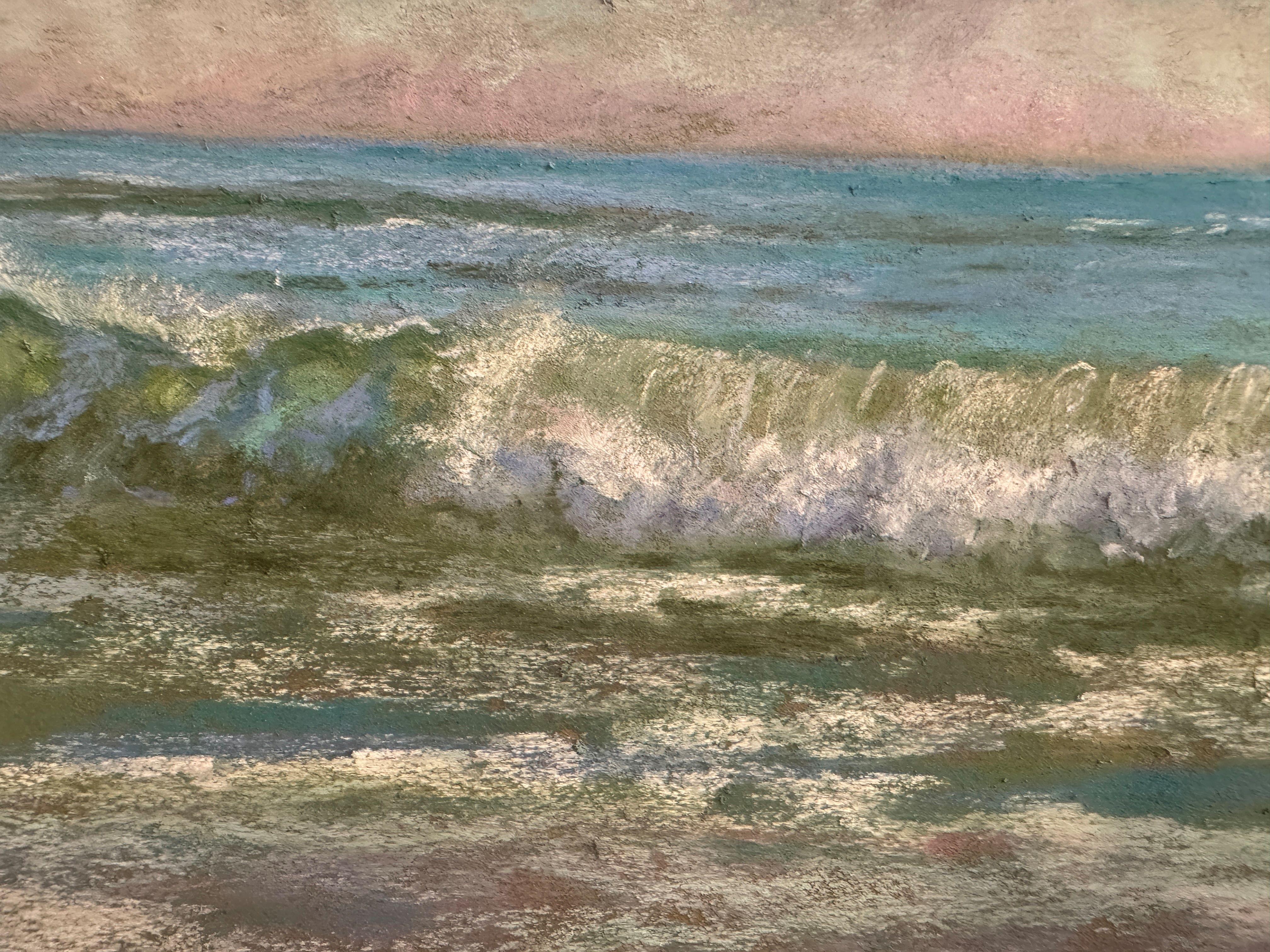 Entre Nous - Impressionist Pastel Landscape Painting For Sale 3