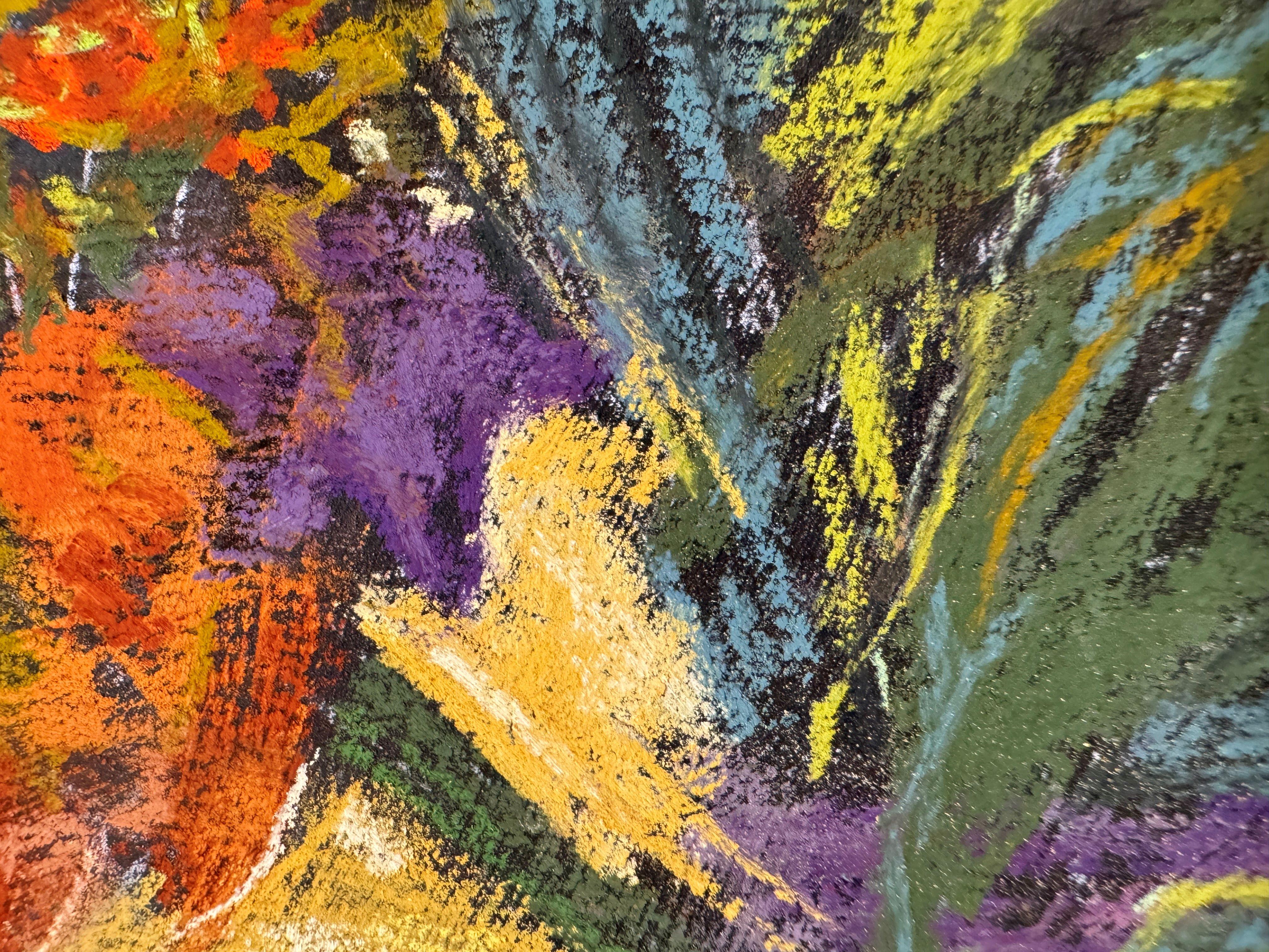 Fall Flowers
6.0 x 6.0 x 1.0, 1.0 lbs 
Pastel on archival paper
Hand signed by artist 

Artist's Commentary: 
