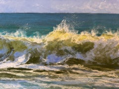 Femme Fatale - Pastel Impressionist Wave Painting