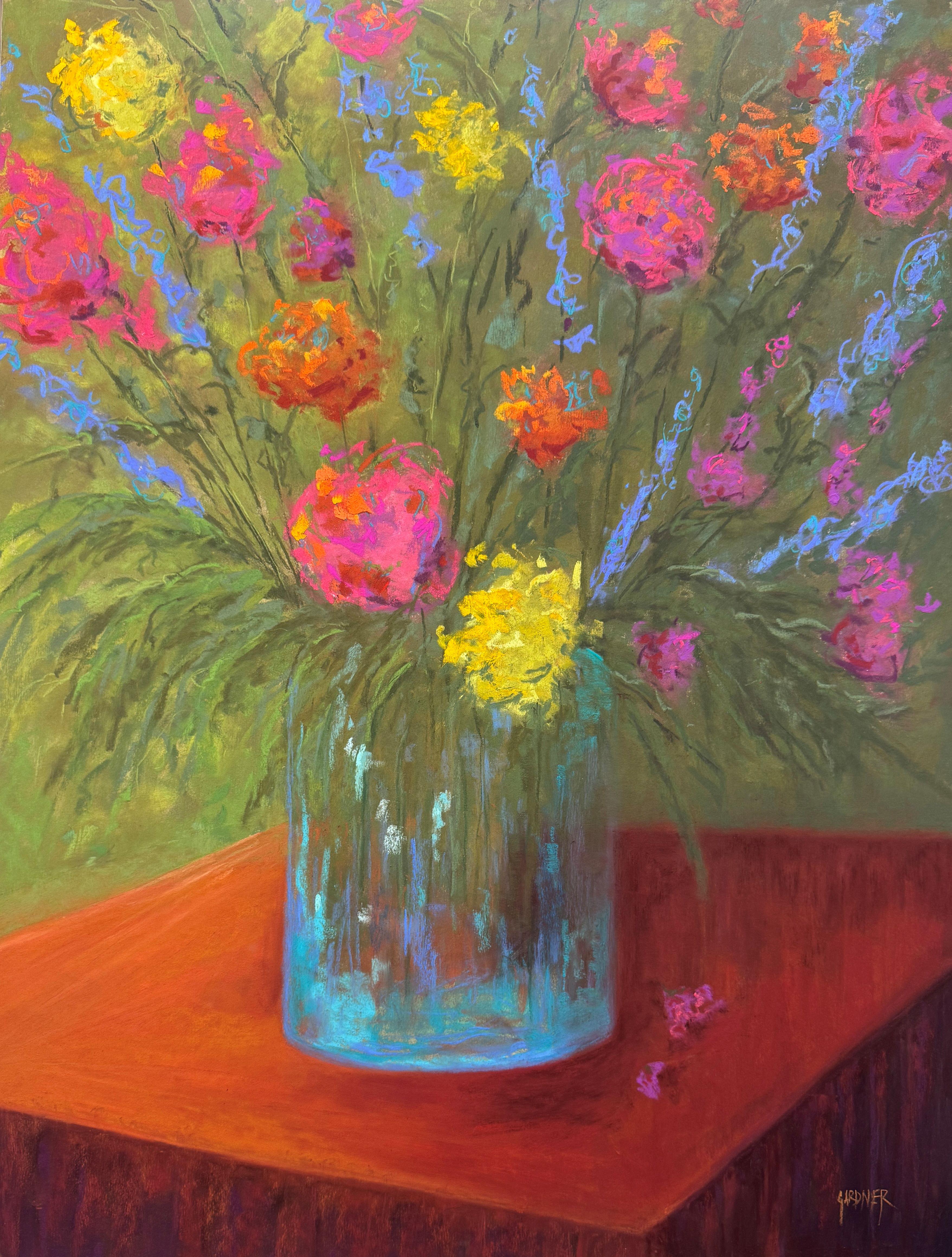Fleur - Pastell Blumenstrauß Stilleben Malerei