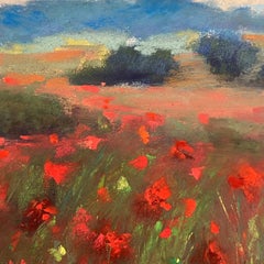 Hot Flash - Pintura impresionista al pastel de paisajes