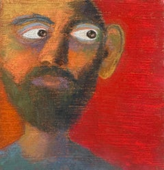 I Ain
t Nobody
s Bargain - Ritratto di uomo a pastello espressionista