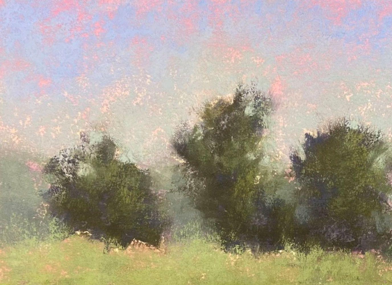 Into The Great Wide Open, Original signierte zeitgenössische impressionistische Landschaft – Art von Dina Gardner