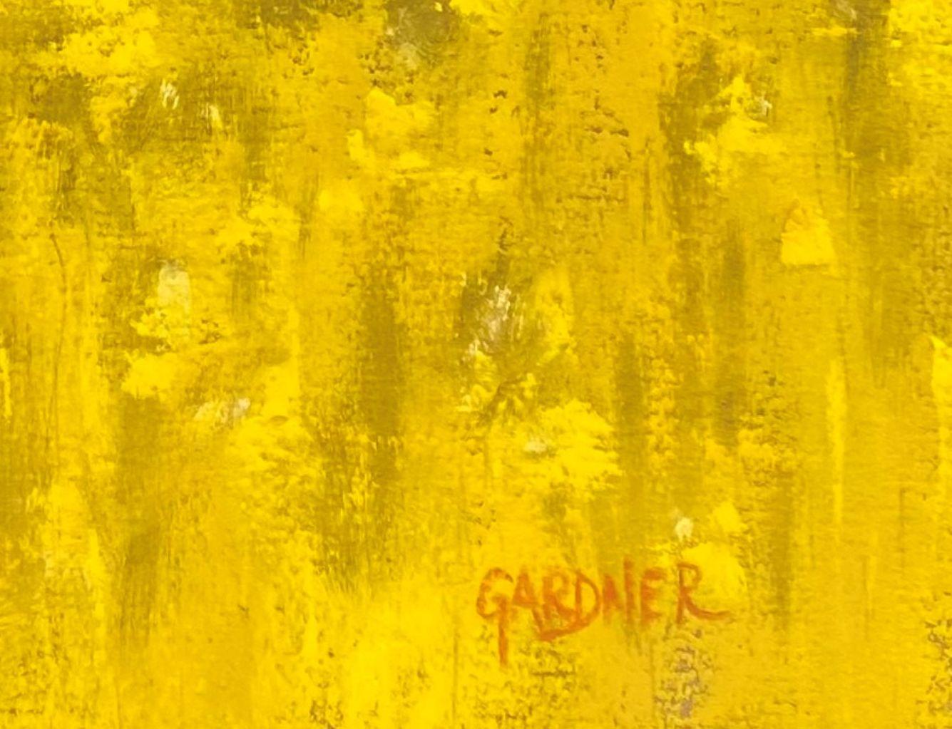 Sunshine italien, peinture de paysage impressionniste contemporaine originale signée - Impressionnisme Painting par Dina Gardner