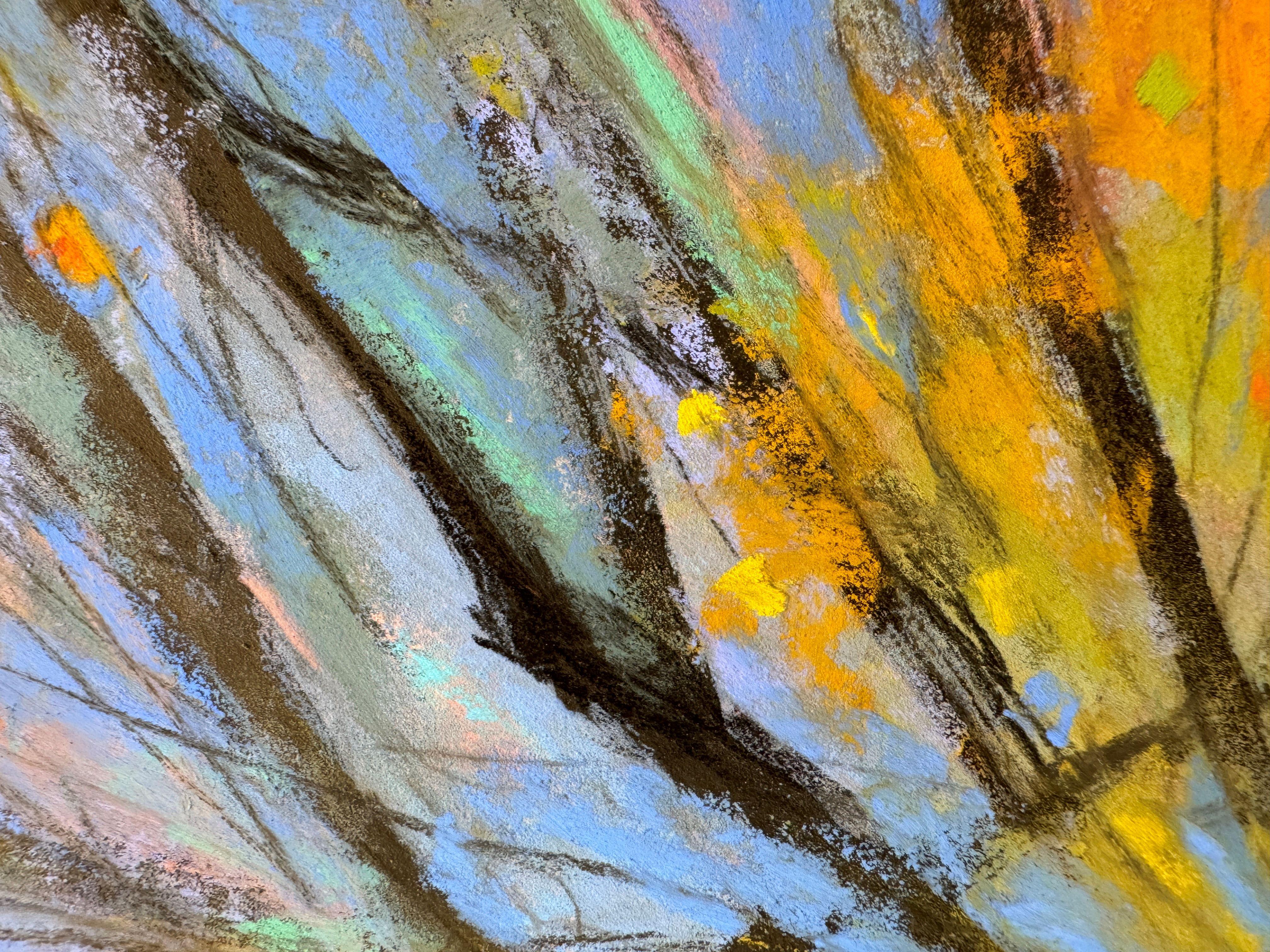 Majestic Reflections - Abstract Impressionist Painting by Dina Gardner
