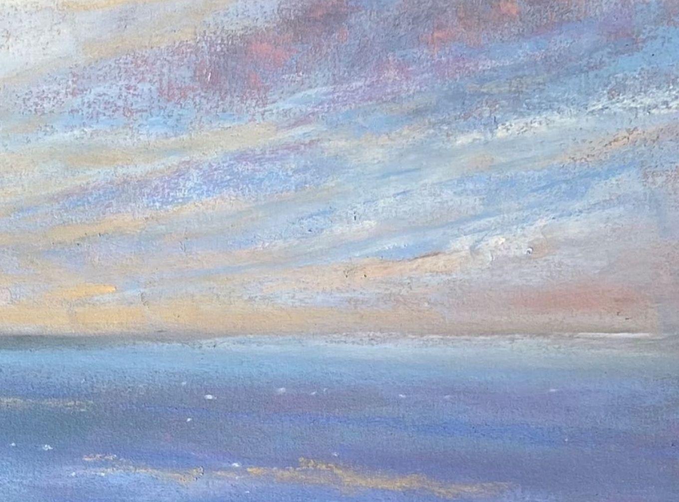 Morning Glow, Original Signed Contemporary Impressionist Landscape Painting - Art by Dina Gardner