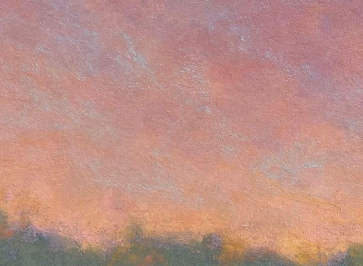 Morning's Glow, Original Pastel Impressionist Landscape Painting 1