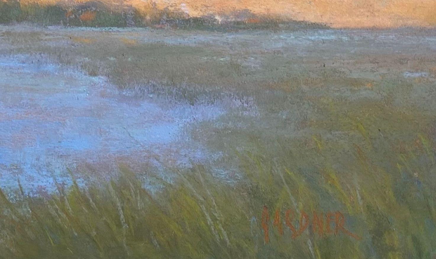 Morning's Glow, Original Pastel Impressionist Landscape Painting 2