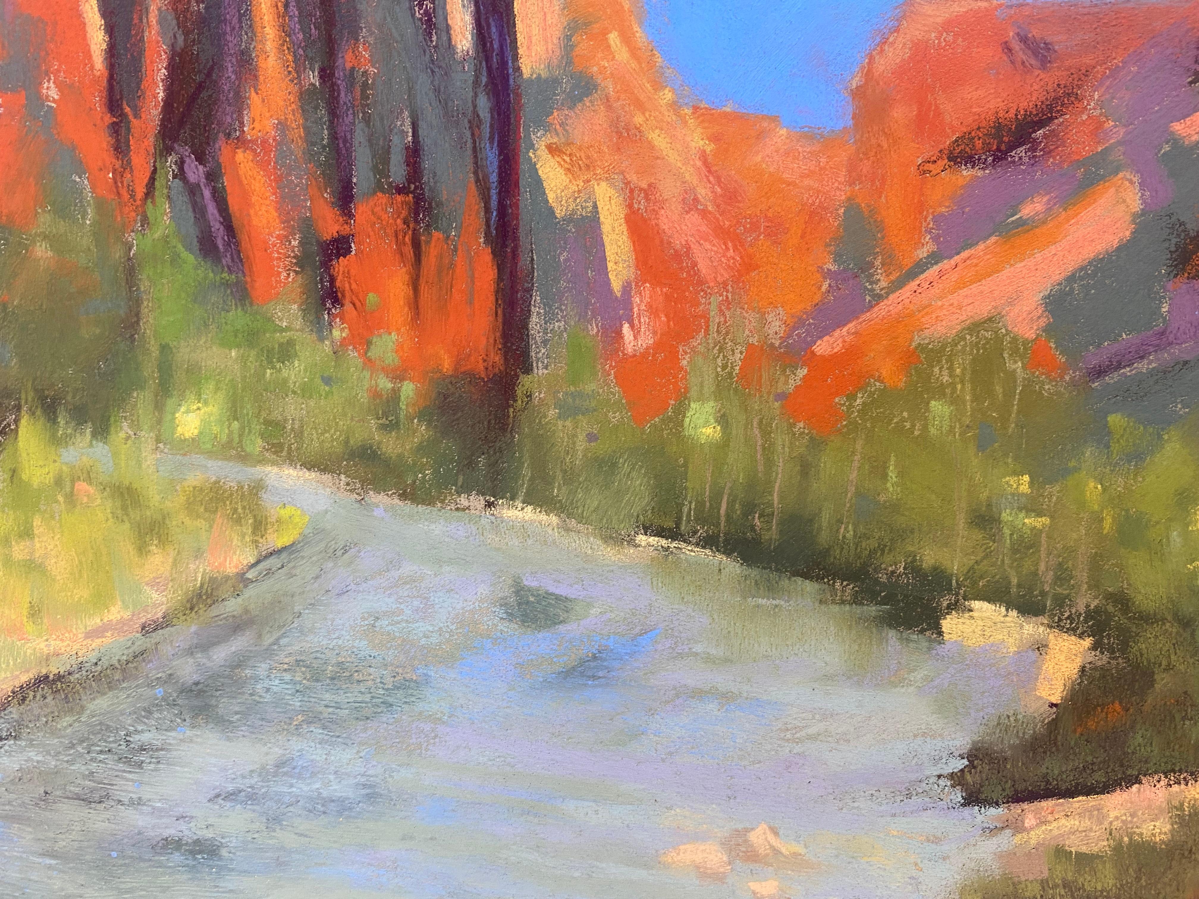 Only A River's (Gonna Make Things Right), pintura original de paisaje firmada en venta 1