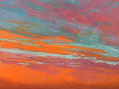 Panache - Pintura impresionista al pastel Sunsent