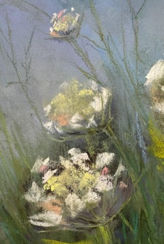 Queen For A Day - Impressionist Pastel Flower Painting
