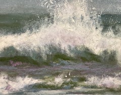 Rainy Days and Mondays - Moody Oceanic Landscape Painting
