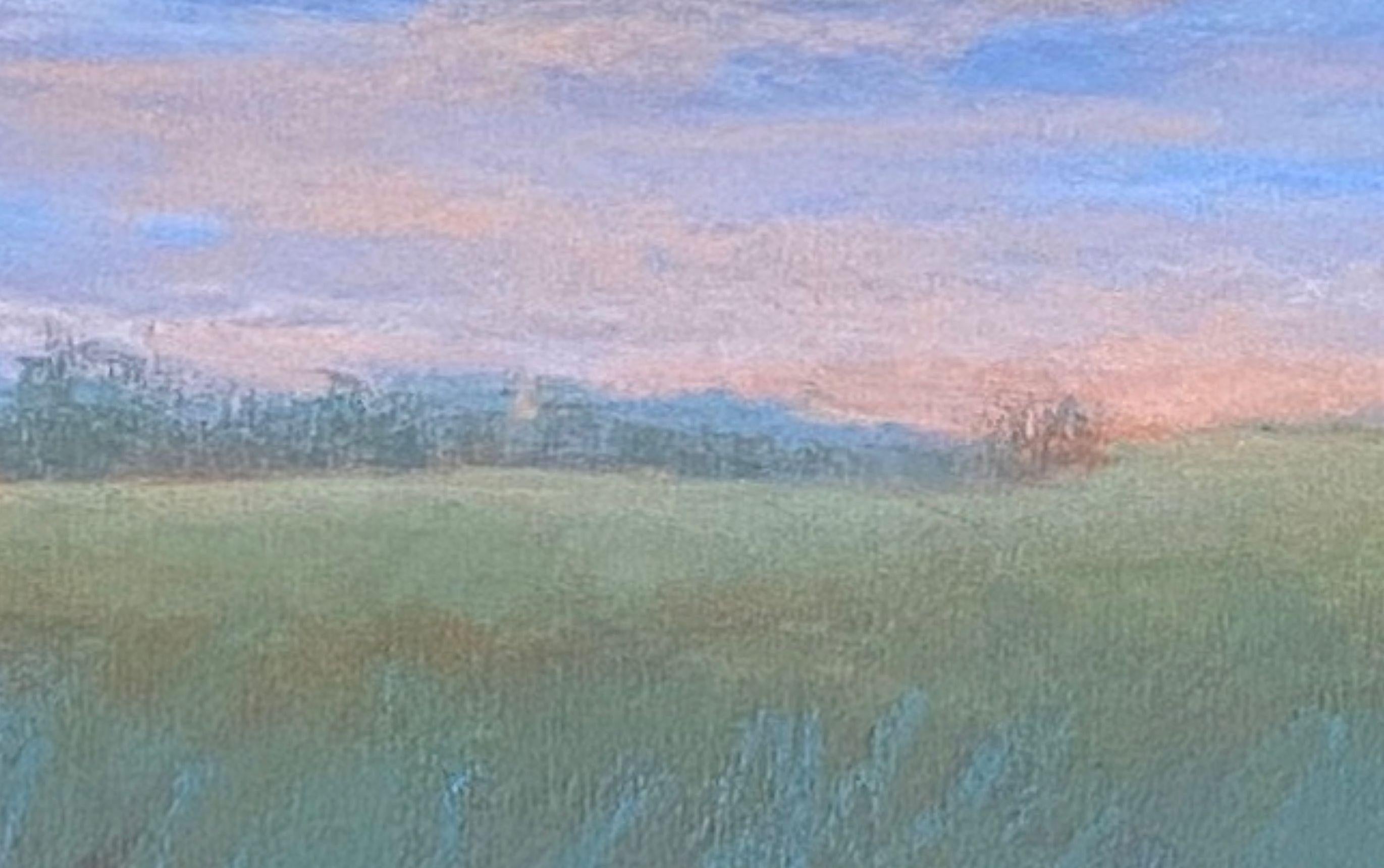 Saving Grace, peinture originale impressionniste contemporaine de paysage au pastel - Painting de Dina Gardner