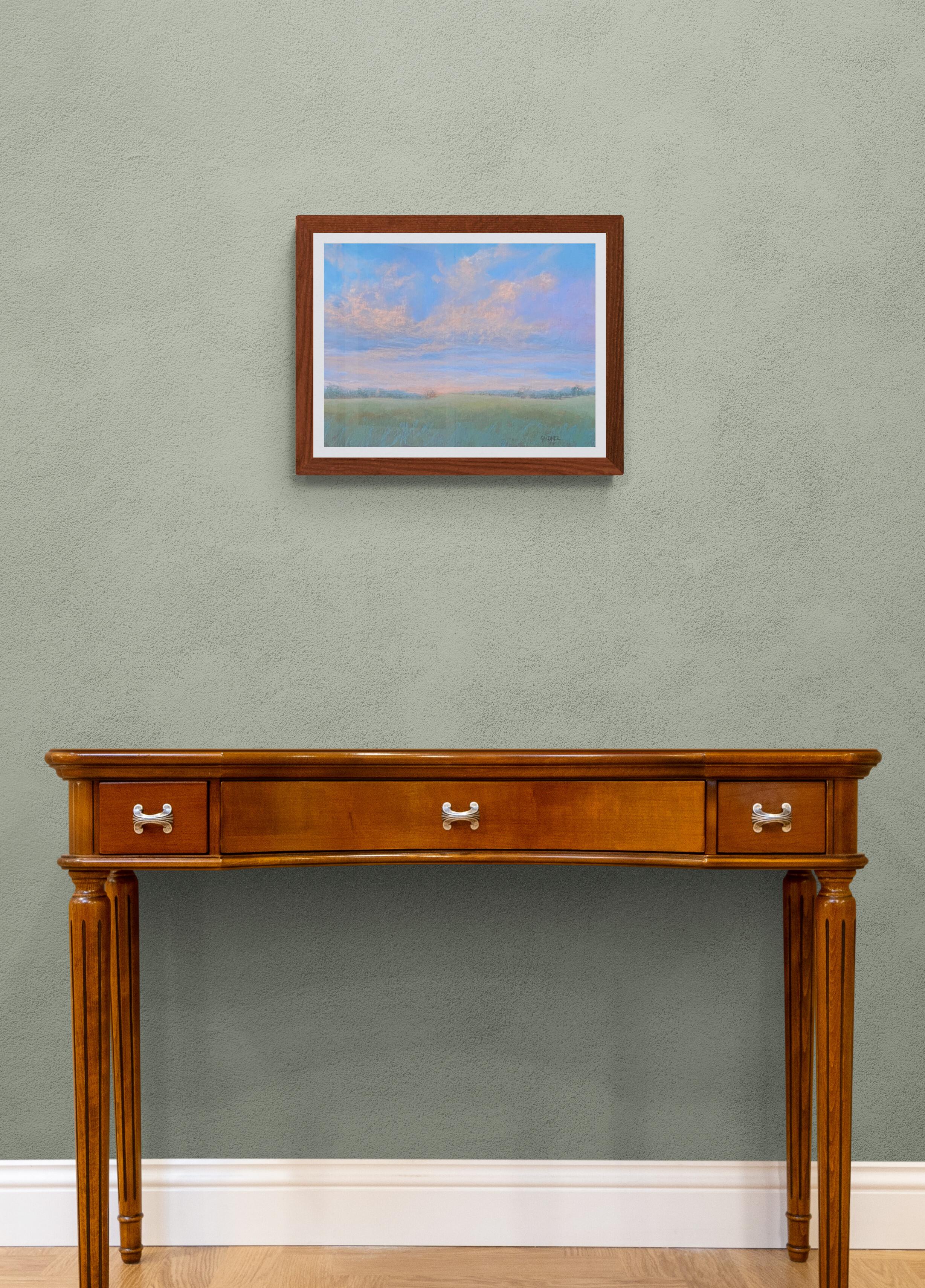Saving Grace, Original Contemporary Impressionist Pastel Landscape Painting For Sale 1