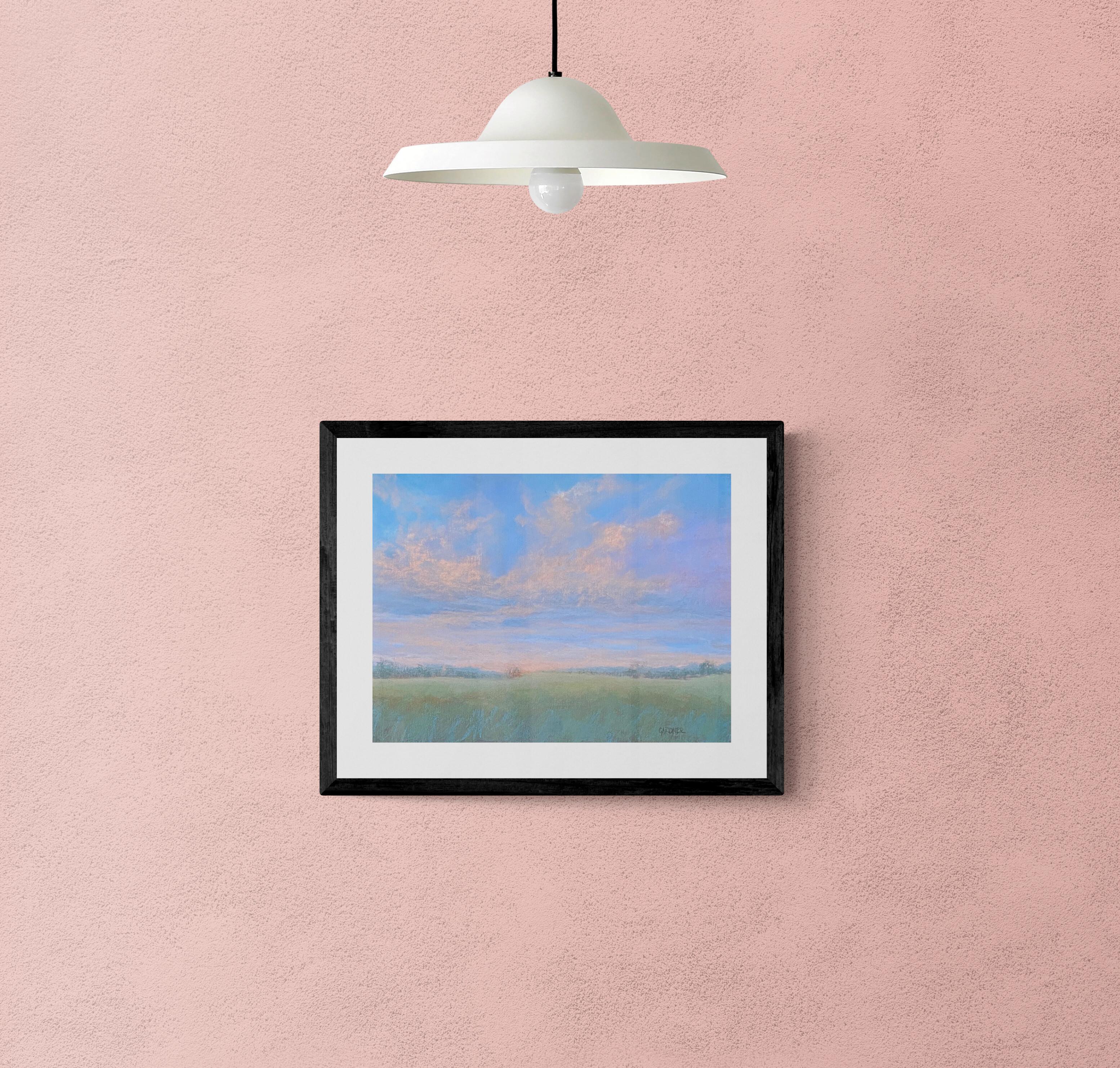 Saving Grace, Original Contemporary Impressionist Pastel Landscape Painting For Sale 2
