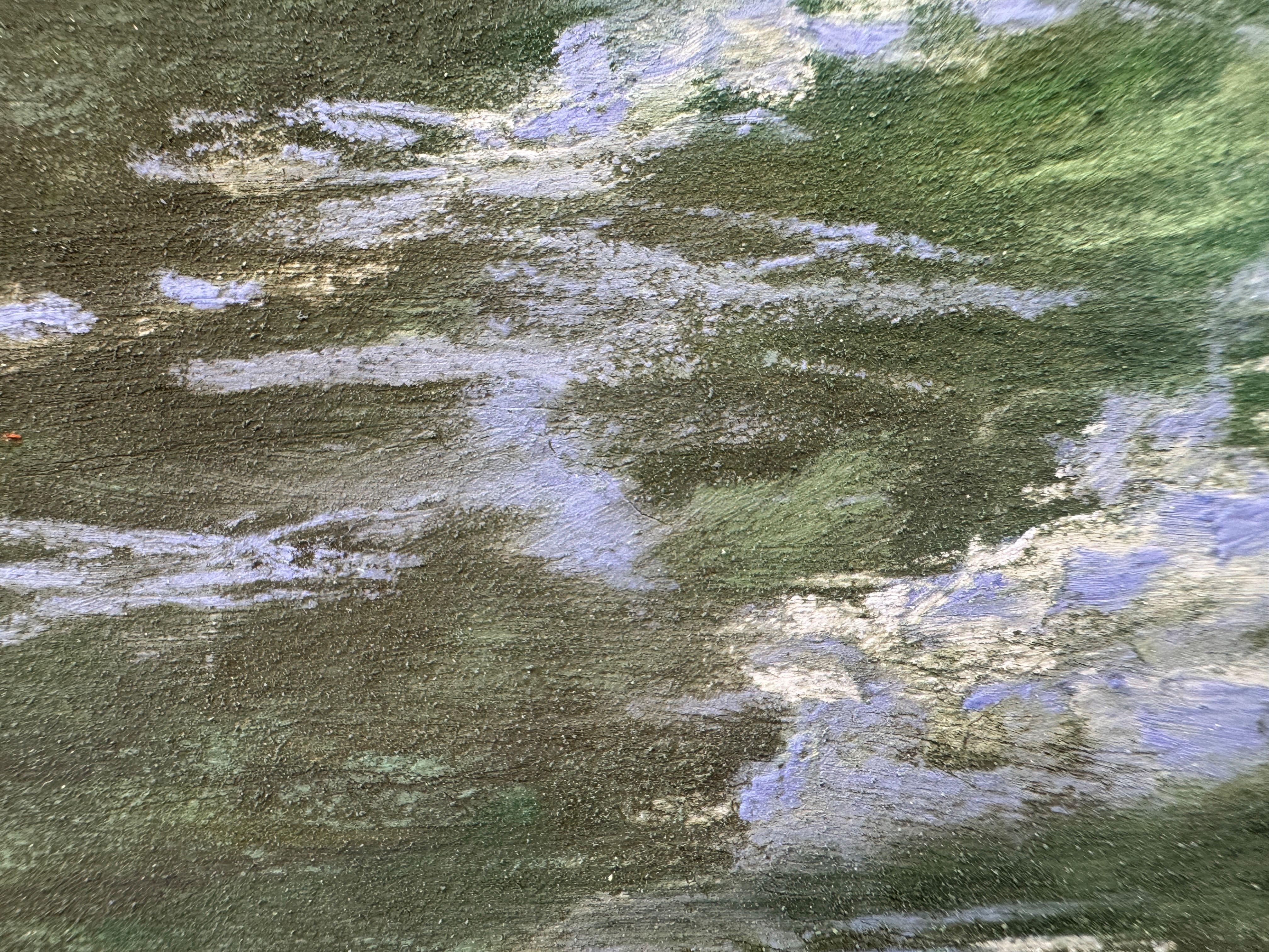 Symphonie de la mer  - Peinture impressionniste au pastel avec vagues - Impressionnisme Painting par Dina Gardner