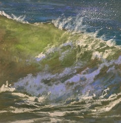 Slow Roll - Peinture de vagues aux pastels vifs