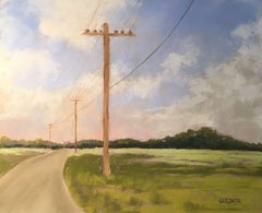 Sunday Drive, Original Contemporary Impressionist Landscape Pastel Painting