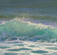 Keeping Score - Original Impressionist Wave Pastel Painting