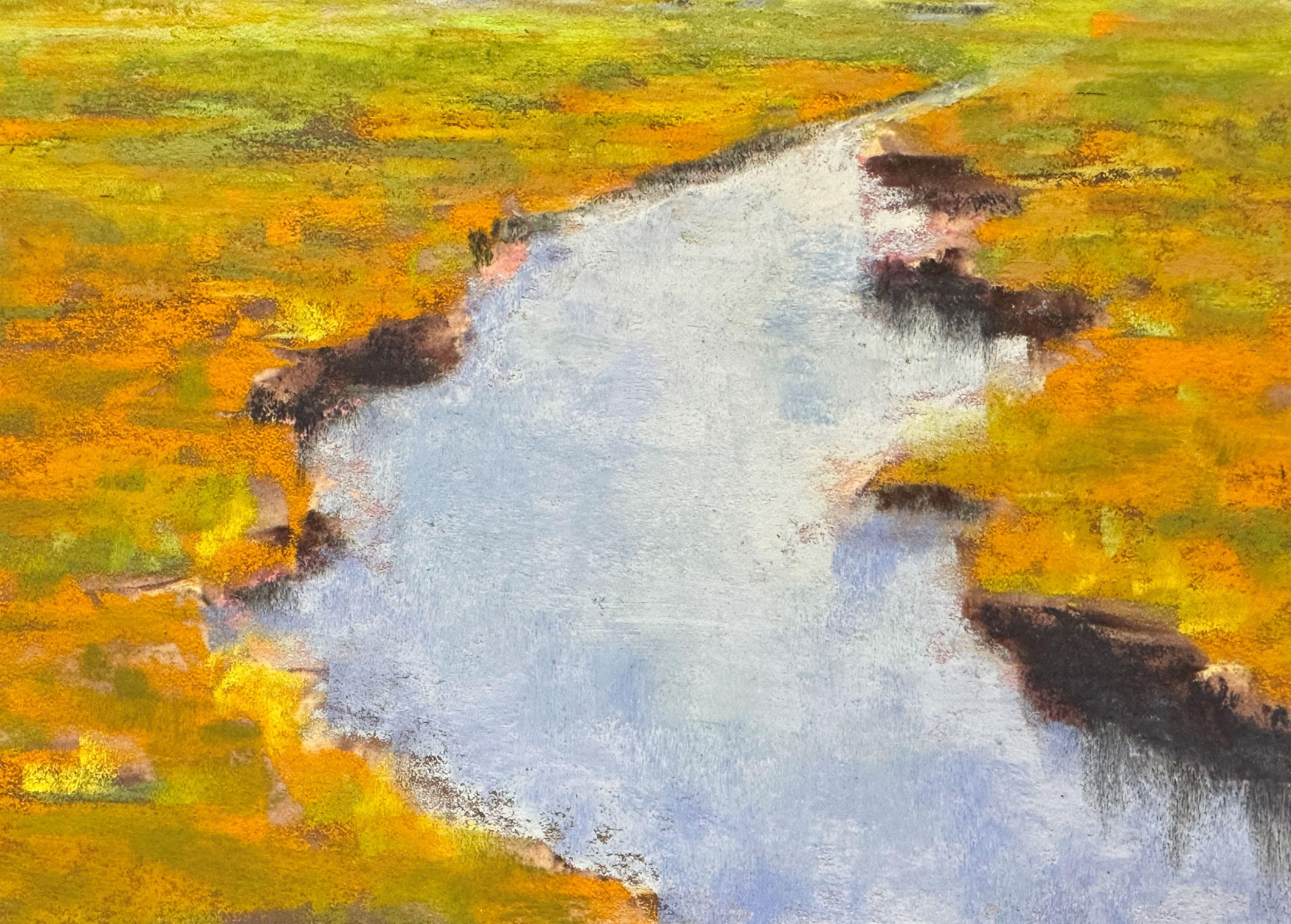 Wenn sich die Jahreszeiten ändern
10,0 x 9,0 x 1,0, 2,0 lbs 
Pastell auf Archivpapier
Vom Künstler handsigniert 

Kommentar des Künstlers: 
