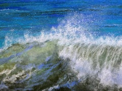 Wing and a Prayer - Pittura impressionista a pastello sull'onda