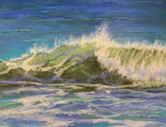 Wing and a Prayer - Pastel Impressionist Wave Painting