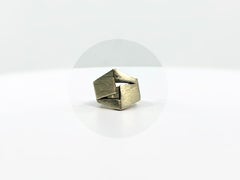 Dina González Mascaró "helmet" architectural ring in reclaimed 16K gold