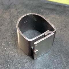 Dina González Mascaró "mid-century building" ring in sterling silver