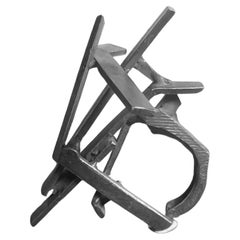 Dina González Mascaró "Sticks Beam" Ring sterling silver architectural ring