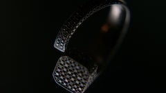 Dina Kamal, Ra Pinky Ring, 18k Black Gold with Black Diamonds