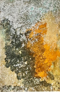 Israelische abstrakt-expressionistische Dina Recanati, Kosmos-Gemälde, Skulptur aus Metall