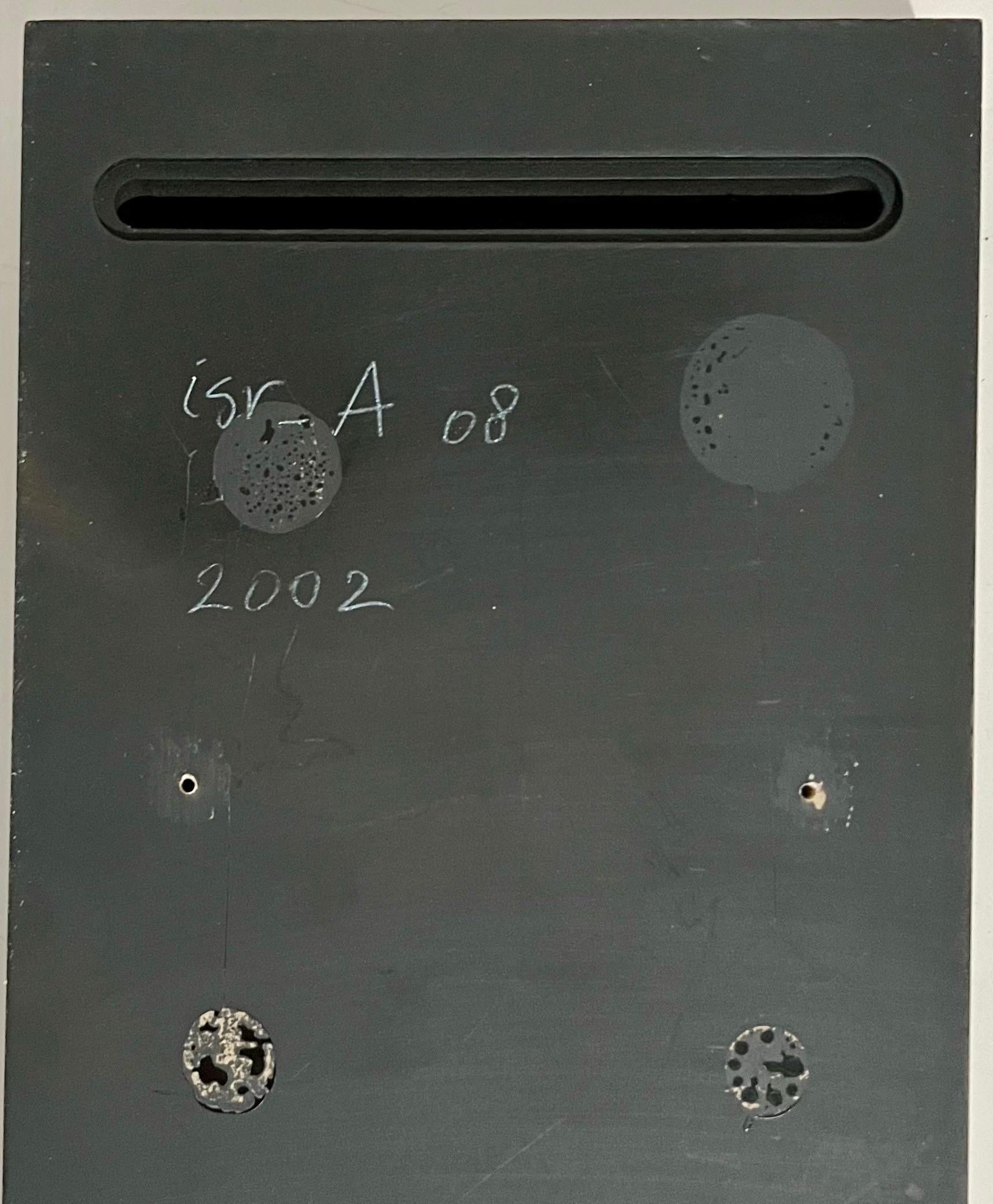 Pintura del cosmos de la expresionista abstracta israelí Dina Recanati, escultura en metal en venta 4