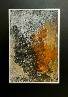 Israeli Abstract Expressionist Dina Recanati Cosmos Painting, Sculpture in Metal