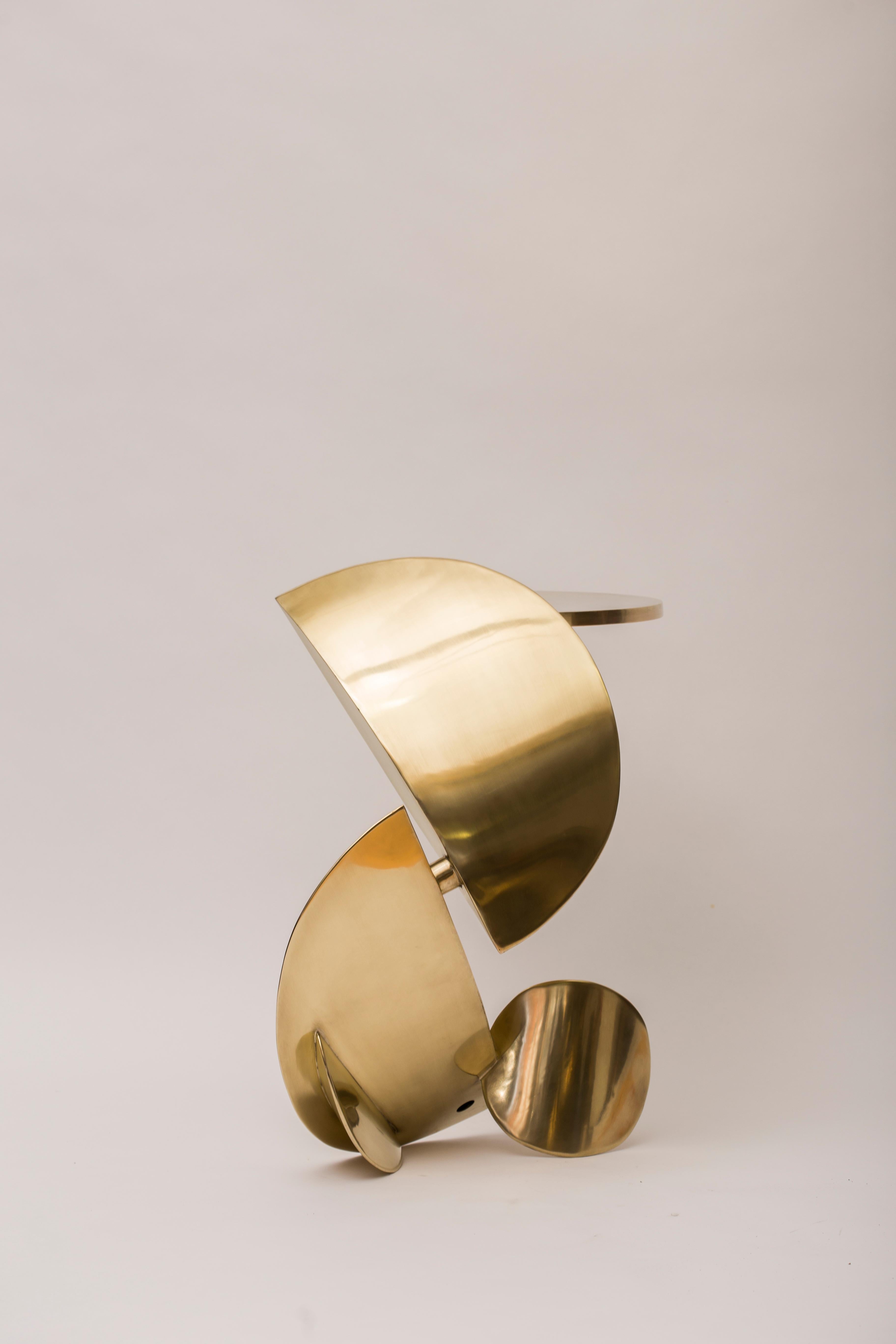 Modern Dina Side Table Sculpted by Yann Dessauvages